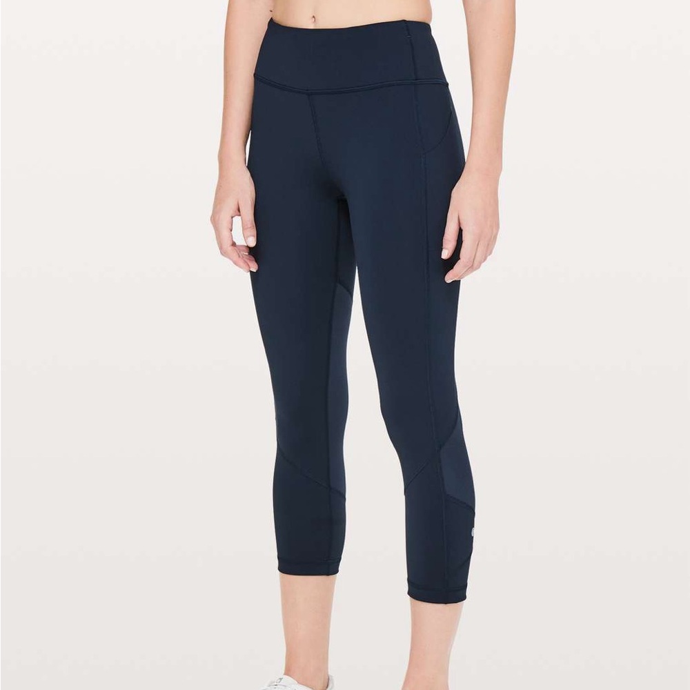 Lululemon Pace Rival Crop *Full-On Luxtreme 22"